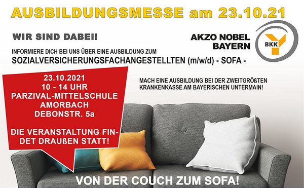 Nachrichtenbeitrag zur Berufs- und Ausbildungsmesse in Amorbach am 23.10.2021